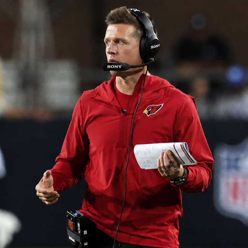 Arizona Cardinals 2026 Mike LaFleur Anorak Hooded Jacket