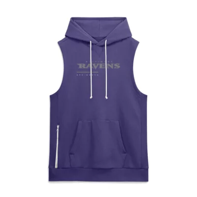 Baltimore Ravens Sideline 2026 Sleeveless Hoodie