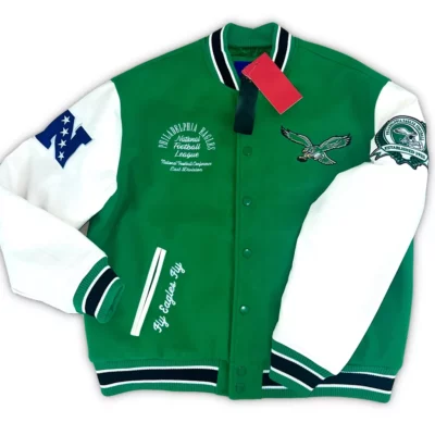 Team Eagles Varsity Jacket