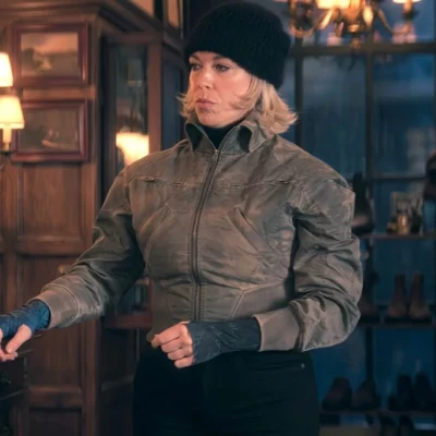 Ride or Die S01 Hannah Waddingham Leather Jacket