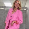Ireland AM 2026 Muireann Oâ€™Connell Pink Blazer