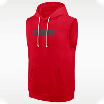 Chiefs Sideline 2026 Sleeveless Hoodie