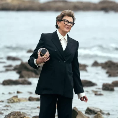 Lucky S01 Annette Bening Double Breasted Blazer
