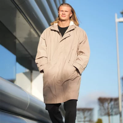 UK Manchester 2026 Erling Haaland Long Coat