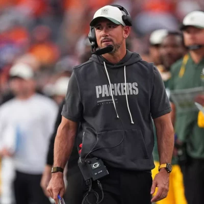 Green Bay Packers Preseason Matt LaFleur Grey Hoodie
