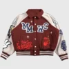 Mickey Mouse Wolves Letterman Jacket