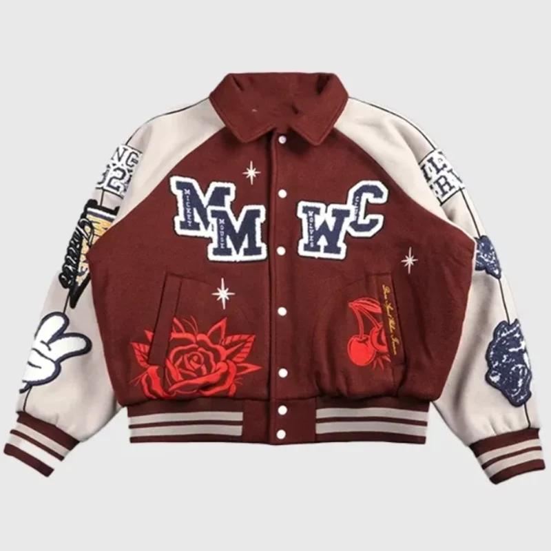 Mickey Mouse Wolves Letterman Jacket