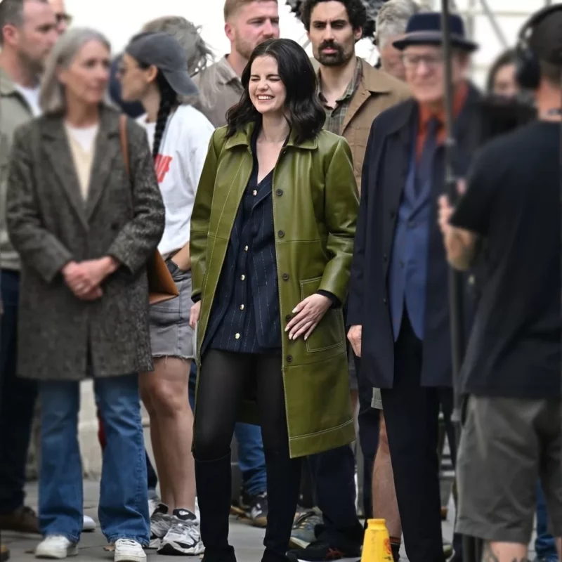 Only Murders in the Building S06 Selena Gomez Green Coat
