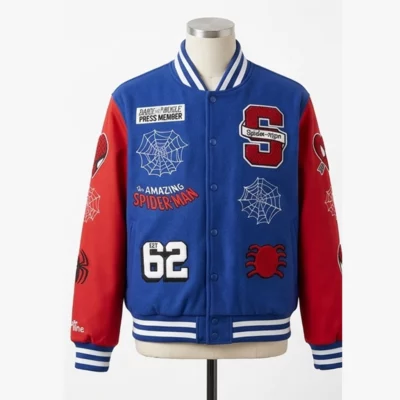 Spider Man Peter Parker Varsity Jacket