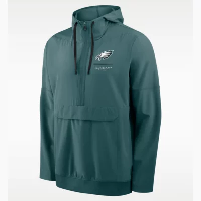 Philadelphia Eagles 2026 Sideline Anorak Hooded Jacket