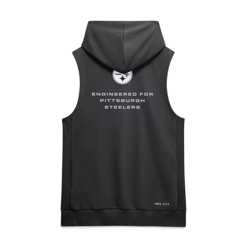 Pittsburgh Steelers Sideline Sleeveless Hoodie