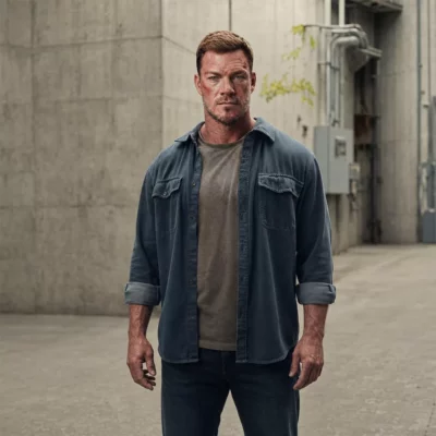 Reacher S04 Alan Ritchson Denim Jacket