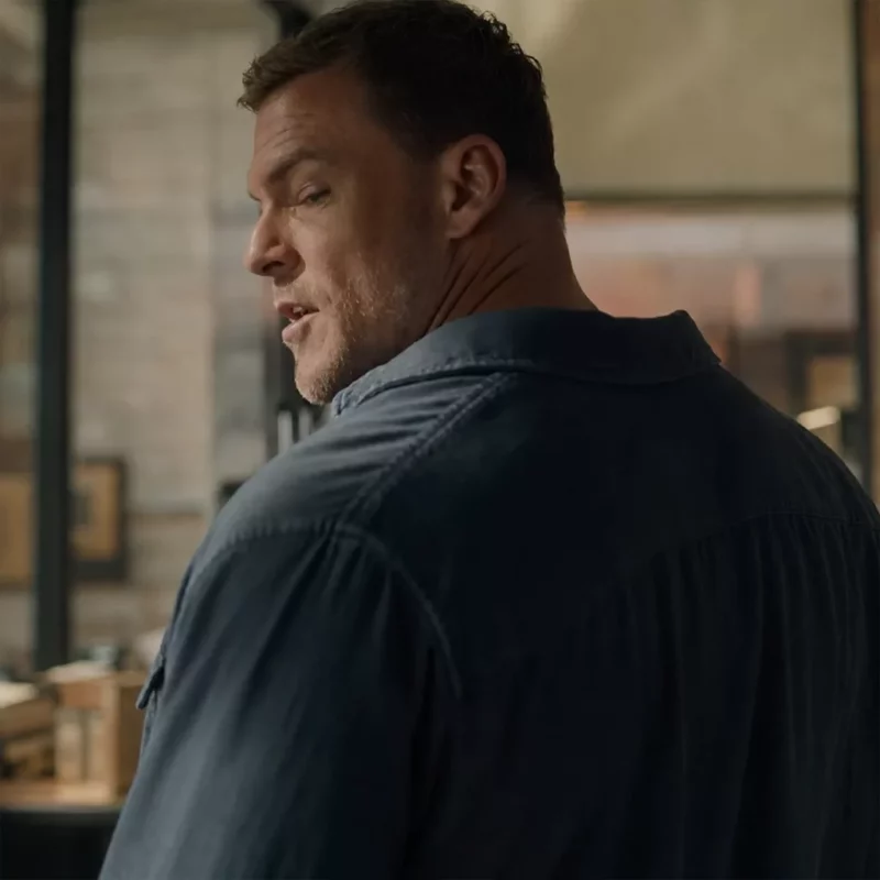 Reacher S04 Alan Ritchson Denim Jacket