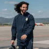 Real Madrid Blue Travel Jacket