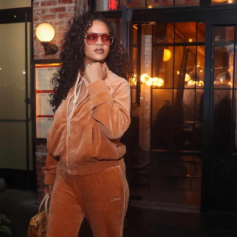 NYC Rihanna Velour Tracksuit