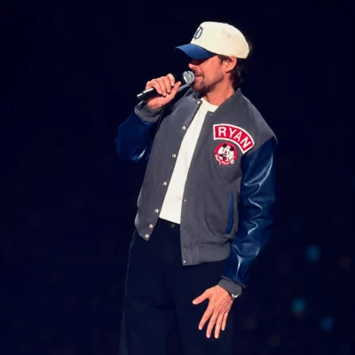 Ryan Gosling Mickey Mouse Varsity Jacket