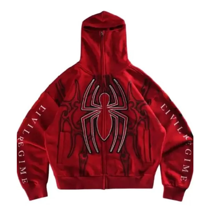 Spider-Man Brand New Day 2026 Web Red Hoodie