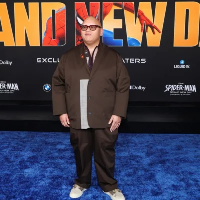 Spider Man Brand New Day Premiere LA 2026 Jacob Batalon Suit