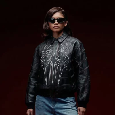 Spider-Man Zendaya Leather Jacket