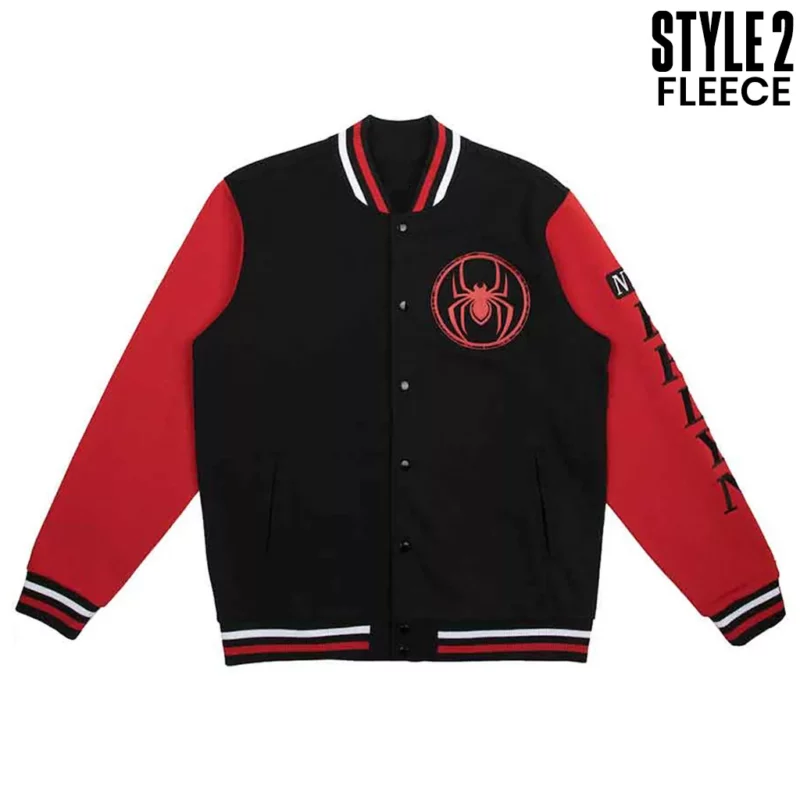 Spiderman Varsity Red Jacket
