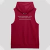 Washington Commanders Sideline Sleeveless Burgundy Hoodie