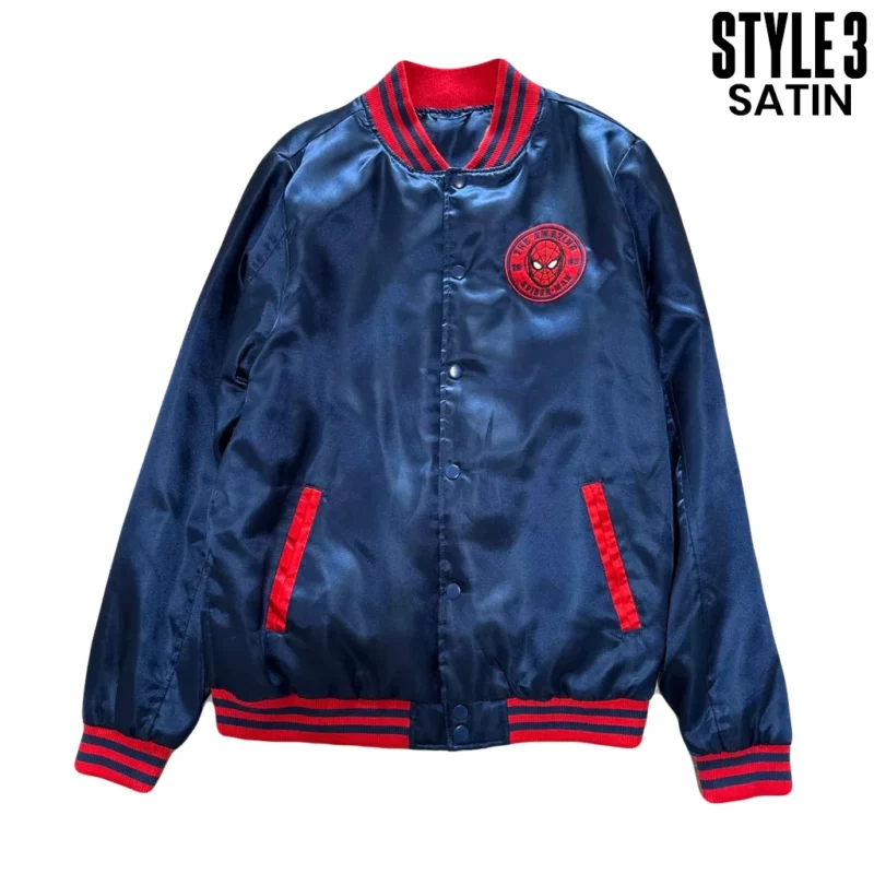 Spiderman Varsity Red Jacket