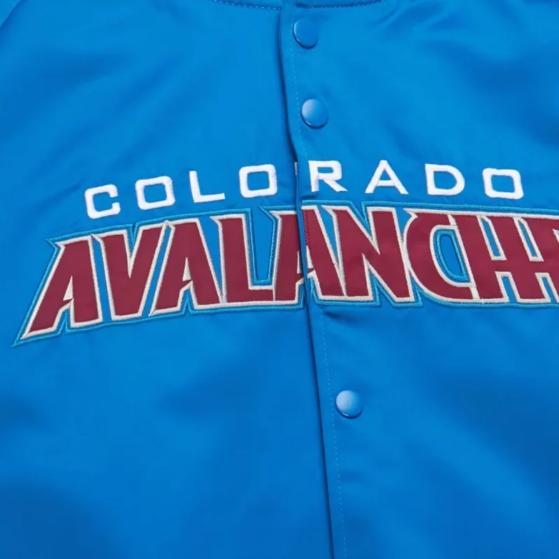 Colorado Avalanche Raglan Full snap Jacket