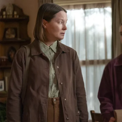 Carrie 2026 Samantha Sloyan Brown Jacket