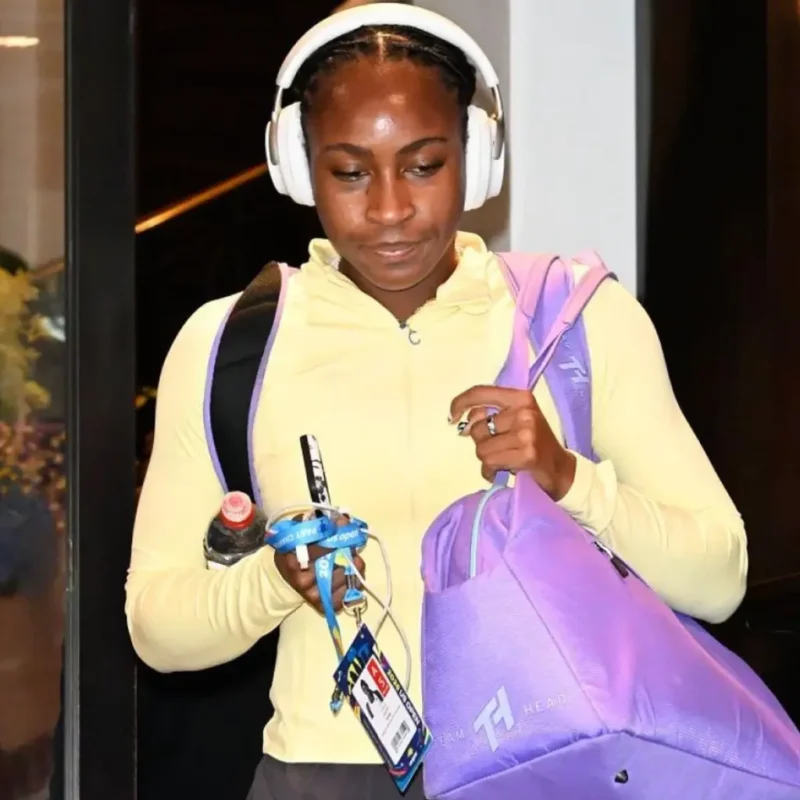 NYC Coco Gauff Yellow Hoodie