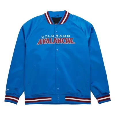 Colorado Avalanche Raglan Full snap Jacket