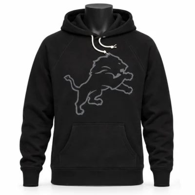 Detroit Lions Blackout Hoodie