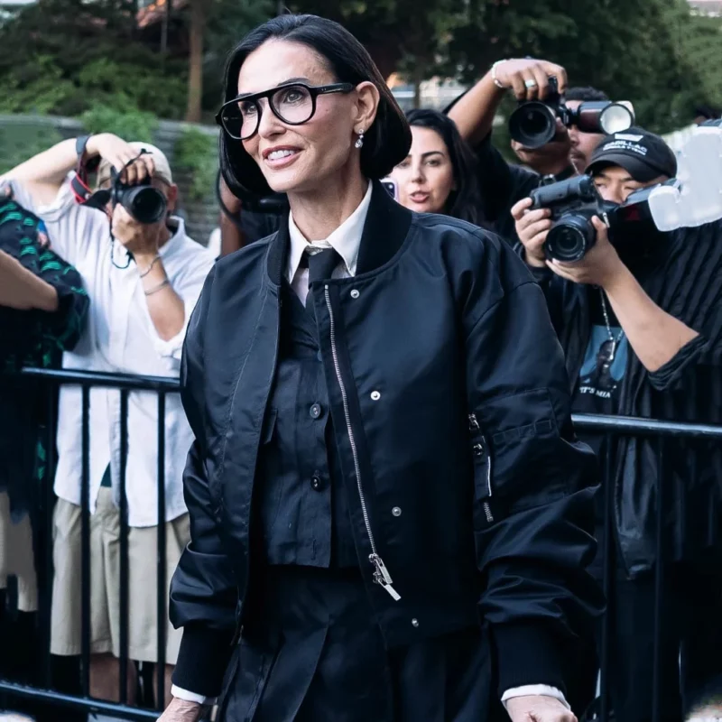 NY Fashion Week Demi Moore Jacket
