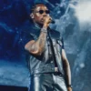 God We Trust Tour Asake Leather Vest