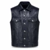 God We Trust Tour Asake Leather Vest