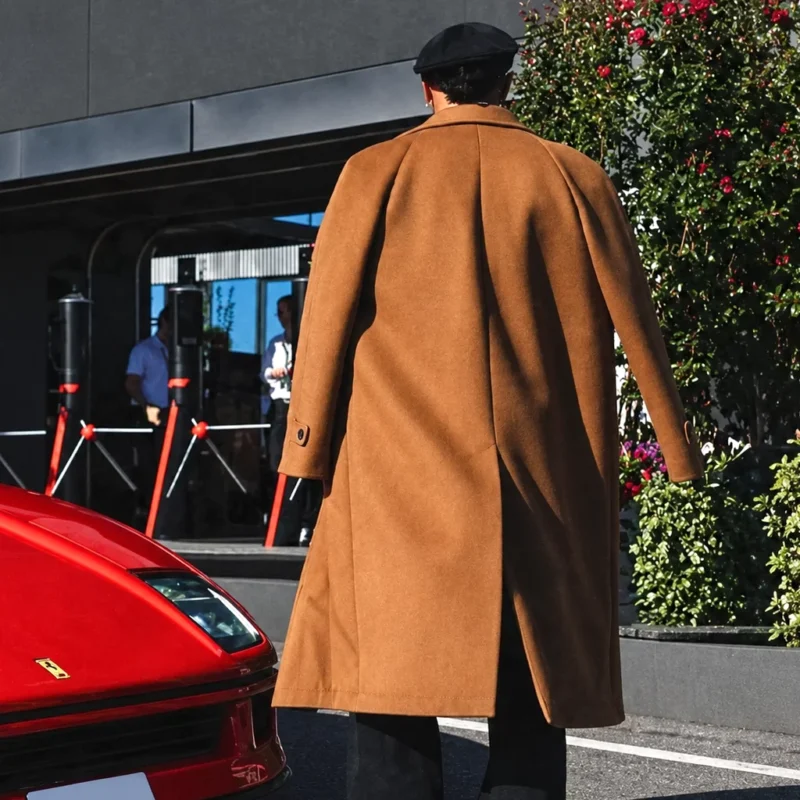 Grand Prix 2026 Lewis Hamilton Brown Coat