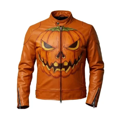 Halloween Jack-o-lantern Orange Jacket