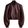 Honest Renovations S04 Lizzy Mathis Burgundy Jacket