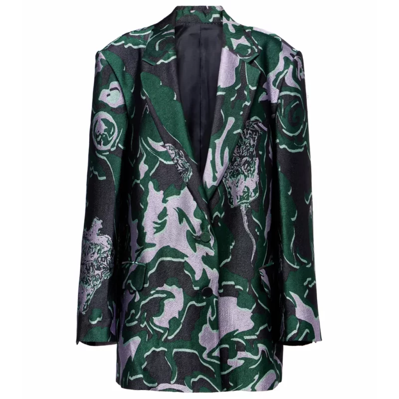 Leanne S02 Kristen Johnston Crepe Blazer
