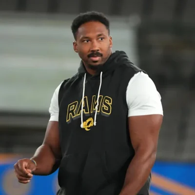 Los Angeles Rams Myles Garrett Sleeveless Hoodie