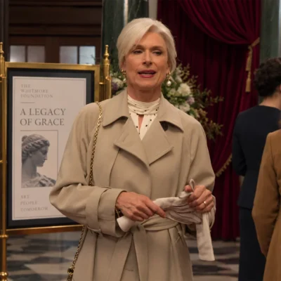 Marble Hall Murders S01 Amelia Bullmore Coat