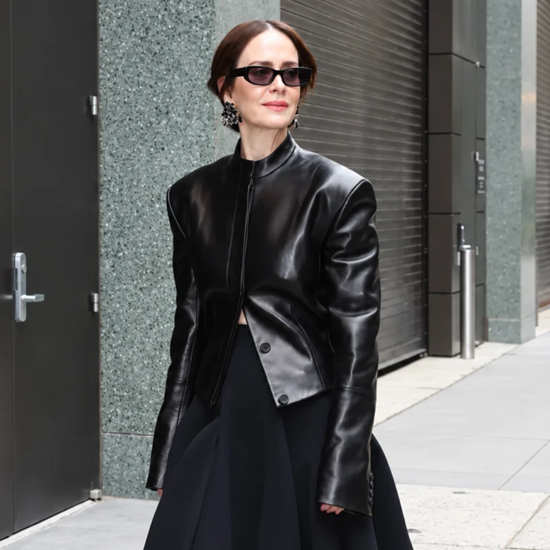 NYC Sarah Paulson Leather Jacket