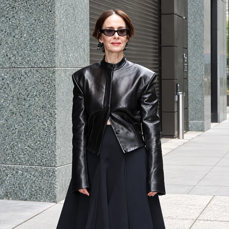 NYC Sarah Paulson Leather Jacket