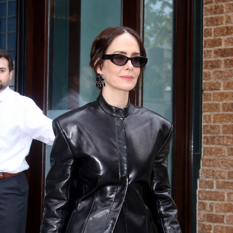 NYC Sarah Paulson Leather Jacket