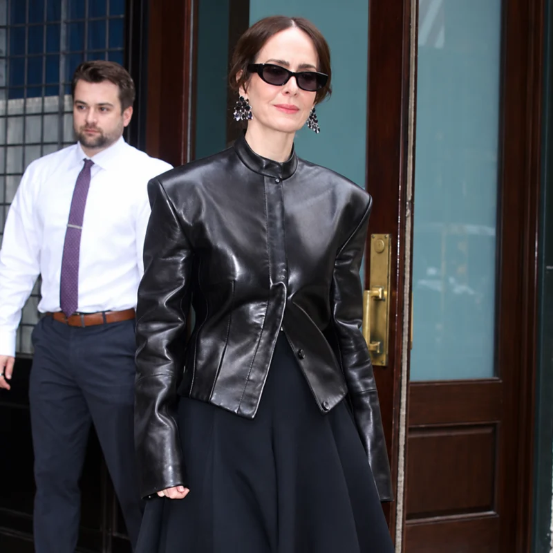 NYC Sarah Paulson Leather Jacket
