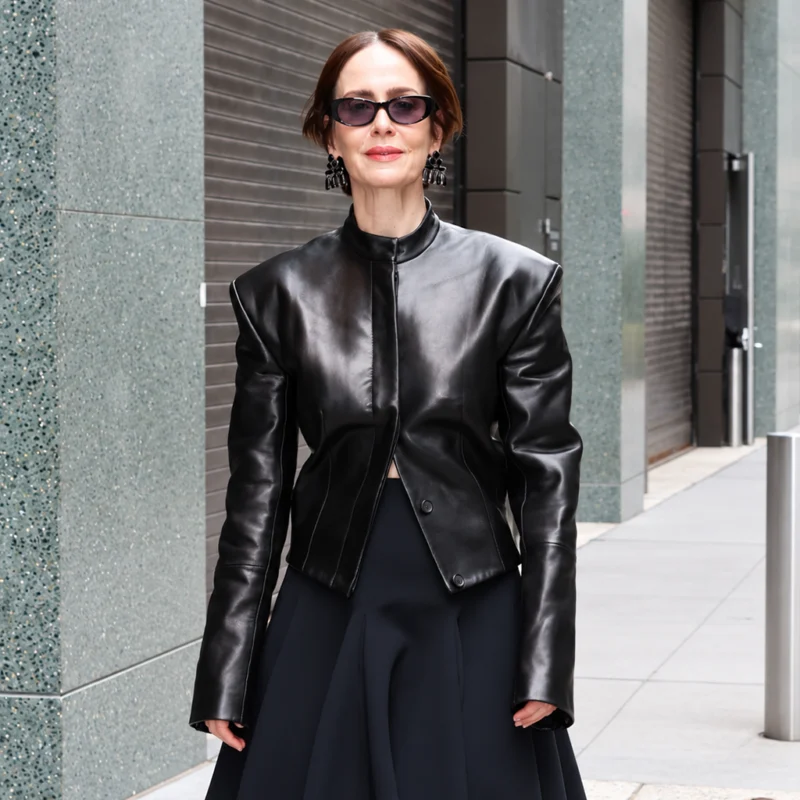 NYC Sarah Paulson Leather Jacket