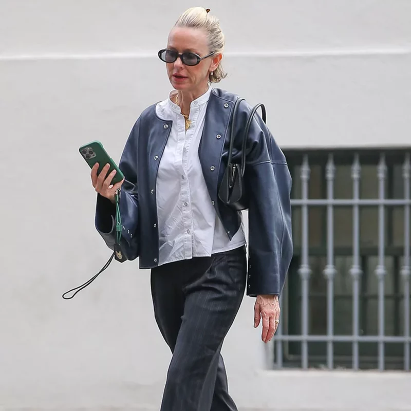 NYC 2026 Naomi Watts Leather Jacket