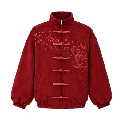 Neptun x Avatar Chinese Maroon Jacket