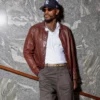 New York FW Jarred Vanderbil Leather Jacket
