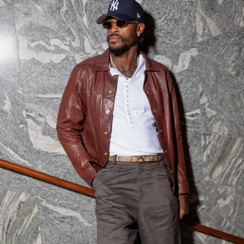 New York FW Jarred Vanderbil Leather Jacket