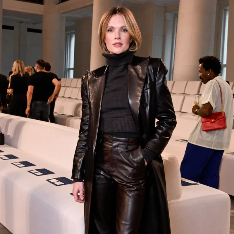 NY Fashion Week Meghann Fahy Coat